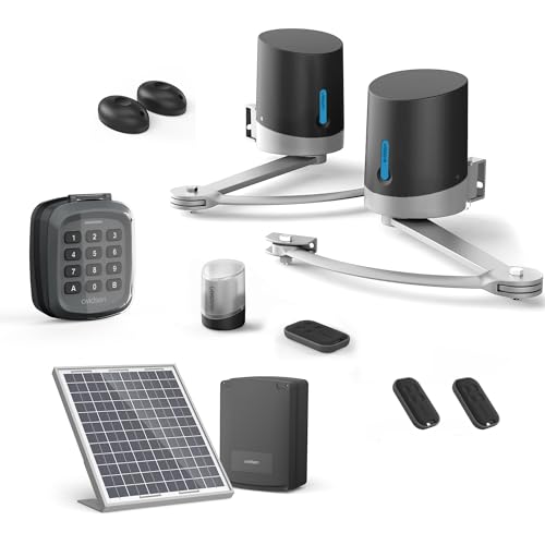 Avidsen - Motorisation Solaire pour Portail battants Avidsen Orane SE+ Digicode + 2 télécommandes supplémentaires (3 en Tout)