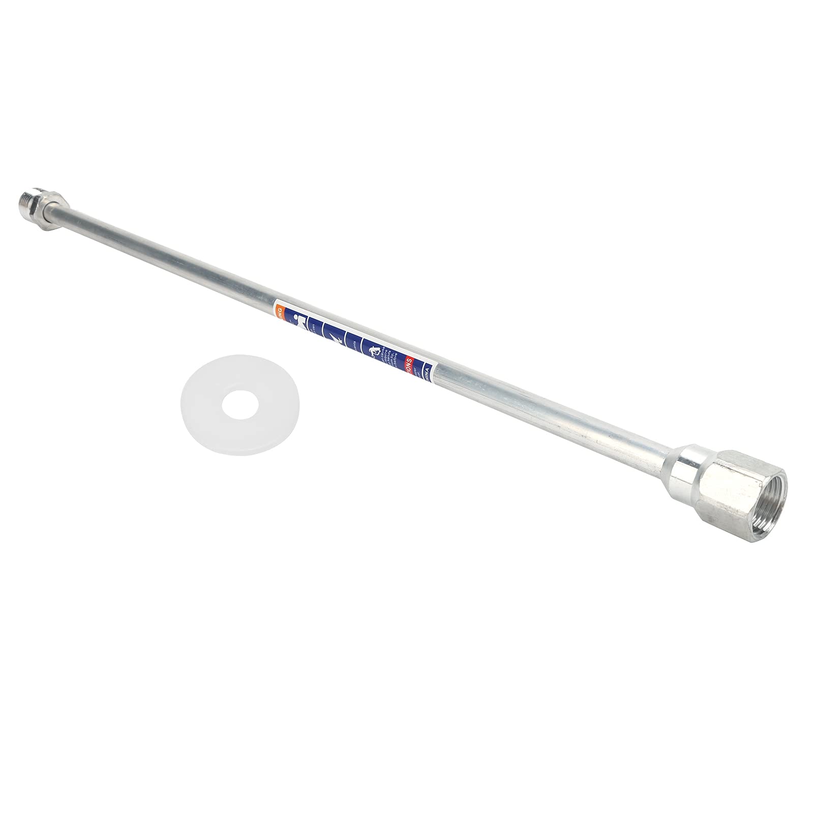Airless Paint Sprayer Spray Gun Tip Extension Rod Pole, Universal Sprayer Extension Rod with Seal Ring(50cm)
