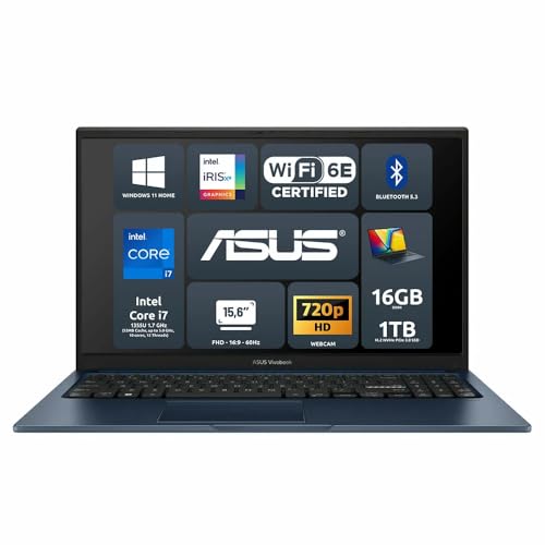 ASUS Vivobook 15 F1504VA, 16" FHD, Intel Core i7-1355U, 16