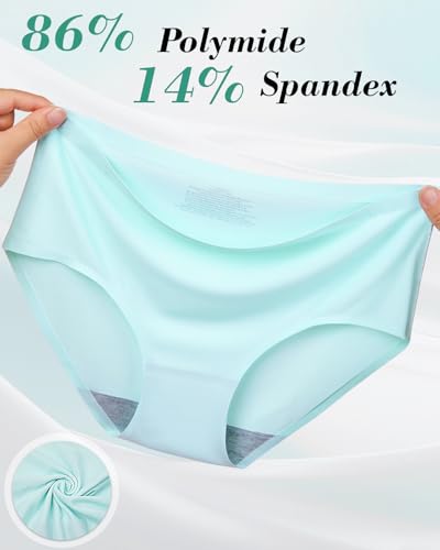 Girls Seamless Underwear Size 9-16 Full Coverage Panties for Girls Tagless Breathable Teen Underwear Multipack2
