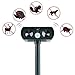 Produktbild LSJZS Garden Solar Ultrasonic Drive Schädlingsbekämpfung Tier Vogel Katze Hund Fox Repeller Repellent Eingebaute Batterie