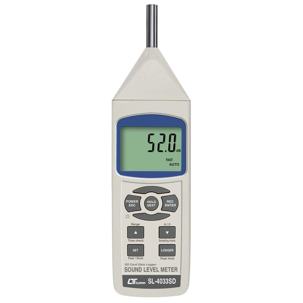 Portable Real Time Integrating Sound Level Meter (Range: 30 dB to 130 dB) for Industrial Noise, Traffic, Theatre, Noise Pollution Control | Model: SL-4035SD-picture-12