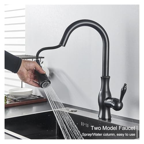 Grifo de cocina con sensor extraíble y control táctil en color oro rosa 6