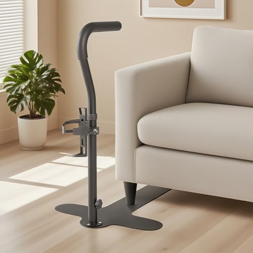 Aufstehhilfe für Senioren mit Getränkehalter, höhenverstellbare Aufstehhilfe, Sicherheitshaltegriff für Couch oder Stuhl, Alltagshilfe für Senioren, Behinderte und Menschen mit Handicap