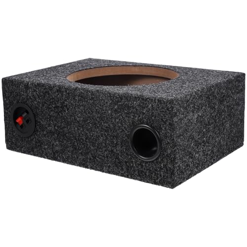CTIRCHIU Cassa Subwoofer Per Auto 8 Pollici in Legno e Abs, Box Audio Fai Da Te Cabinet Per Altoparlanti, Contenitore Resistente e Leggero Per Installazione Veicoli e Camion
