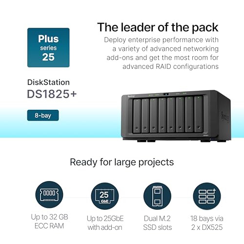 Image of Synology 8-Bay DiskStation DS1825+