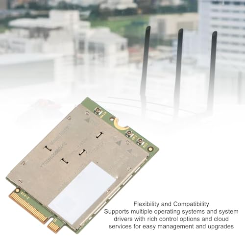 Cryfokt 4G Module for Wireless, 600Mbps Download 150Mbps Upload LTE Cat12 Module with NGFF M.2 Interface, for Laptop Worldwide Communication miniatura 2