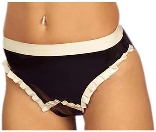 Short triangulaire caoutchouc latex haut de gamme noir et blanc XXL
