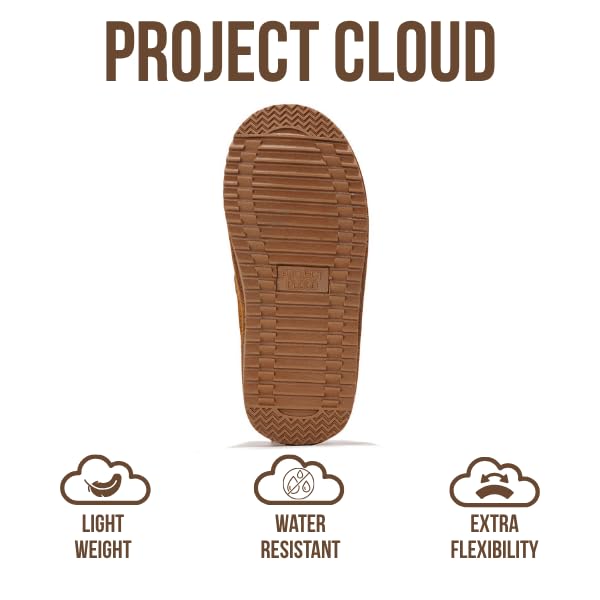 Project Cloud Genuine Leather Kids Boots - Lightweight Fur-Lined Ankle Boots for Girls & Boys with Memory Foam Insole - Non-Slip Winter Kids Shoes (Nevada)4