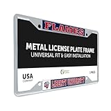 Desert Cactus Liberty University Flames Car Accessories Metal License Plate Frame and Tag Holder for Front or Rear of Car (Mascot)