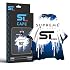 Supreme Trimmer Premium Barber Cape | Professional Hair Stylist Waterproof, Hook Closure Cape; Salon, Barber, or Home Use | Blue Neon