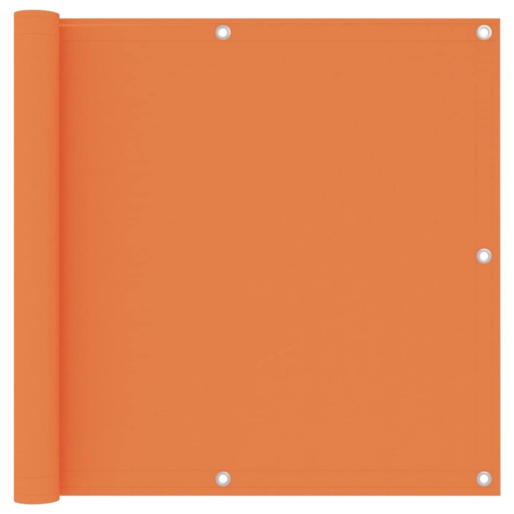Vent protection et cache vue orange pour profiter du balcon et du jardin