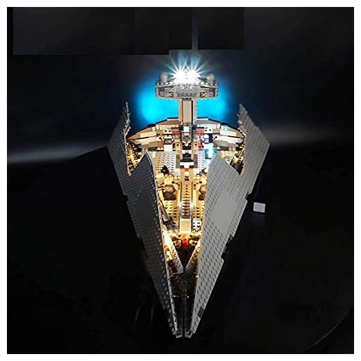 MIANBAO LED-ljus kit lampor set för Lego 75055 Imperial Star Destroyer byggleksak (inkluderar inte Lego modell)