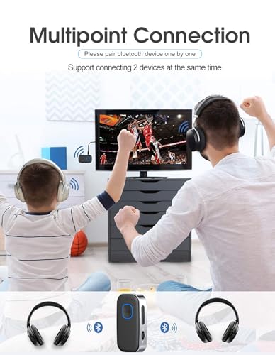 Transmisor Receptor Bluetooth para TV y auriculares miniatura 4
