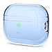 Produktbild elago Clear Case Hülle Kompatibel mit Apple AirPods Pro 2. Generation (2022) - Schutzhülle, Stoßfest, Inklusive Gel-Band, Kabelloses Aufladen, Reduziert Vergilbung (Aqua Blau)