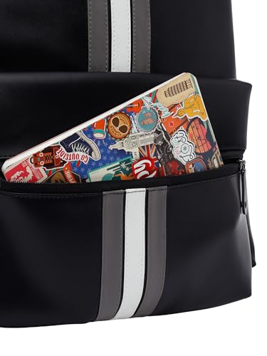 Image of FUR JADEN 15.6 Inch Laptop Backpack I Premium & Durable Vegan Leather I Anti-Theft Pocket I Breathable Air-Mesh I 30L Storage Volume I Men Women I Work Professional & Casual Use