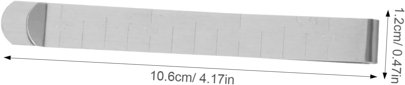 Gadpiparty 20pcs Craft Hemming Clip Ruler Sewing Clamp for Quilting Knitting Easy Hemming Clamp for Home