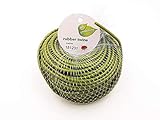 TIPU Soft Rubber Garden Rope Twine, Soft Hollow Stretchy Plant Support and Garden Twine, Green, 262 FT