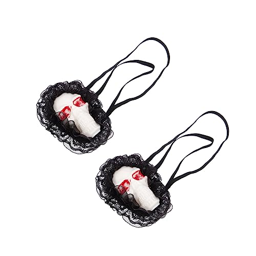 BESPORTBLE Breathable Pirate Eye Patch Skull Decor Masquerade Mask Comfortable for Halloween Multi