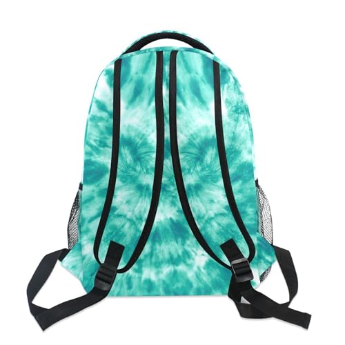 fifbird Sac à dos unisexe bleu sarcelle turquoise tie dye grande capacité pour étudiants sac à dos sac à dos sac à dos sac à dos pour adultes adolescents cartable sacs à dos, Color-tie Dye 015, taille – vue 5