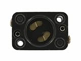 Leviton 380 Fluorescent Lampholder Starter Base, 660W-250V, Medium Bi-Pin For T8 And T12 Lamps