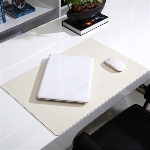 Grand tapis de souris de table blanc 600x400 mm idéal pour le télétravail