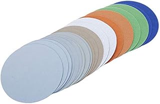 Mix Grit Set Water Wet Dry Grinding Abrasive Paper 7inch 180mm Grit 3000-10000 Sanding Discs Hook Loop Sandpaper Round Sandpaper Disk Sand Sheet 20pcs/Lot