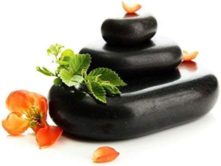 Miniatura 7 de Master Massage 2 piezas de forma triangular basalto presión punto gatillo piedra caliente herramienta pulgar ahorro paquete, negro