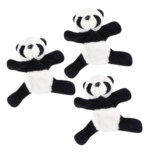 SOIMISS 3 Piezas Imanes de Nevera de Peluche Panda Diseño de Dibujos Animados Tridimensional Magnetismo Decoración Adorable para Hogar y Oficina