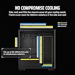 CORSAIR 3500X Mid-Tower ATX PC Case – Panoramic Tempered Glass – Reverse Connection Motherboard Compatible – No Fans Included – Black - Image 5