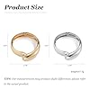 YANCHUN Chunky Silver Bangles Stackable Bracelets for Women Non Tarnish Gold Pearl Bracelet Stack Trendy Jewelry Gifts #5
