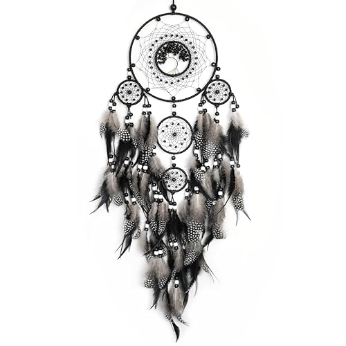 Dream Catchers,Large Dream Catchers for Bedroom Adult Black Boho Dream