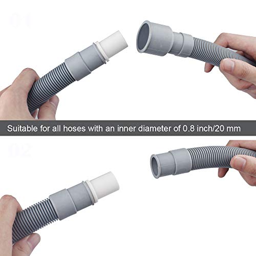 image for MyLifeUNIT Washing Machine Drain Hose, Washer Drain Hose Extension Kit