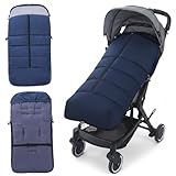Fußsack für Kinderwagen, wasserdicht, warm, Wimpelsack, abnehmbarer, waschbarer Kinderwagen-Schlafsack mit Reißverschluss für Winter-, Wintersack