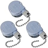 Miayaya Zing Ear ZE-208D Pull Chain Switch 3 Speed 8 Wire 3A 250VAC 6A 125VAC Cord Control Ceiling Fan Repair Kits Replacement Tools for Hanging Fans Lights Appliances Cabinet Wall Lamps Durable 3PCS