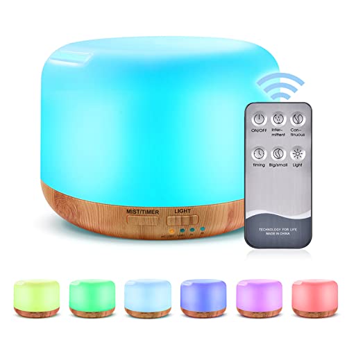 BNGXR Humidificador Ultrasónico 300ml, Difusor de Ambientador