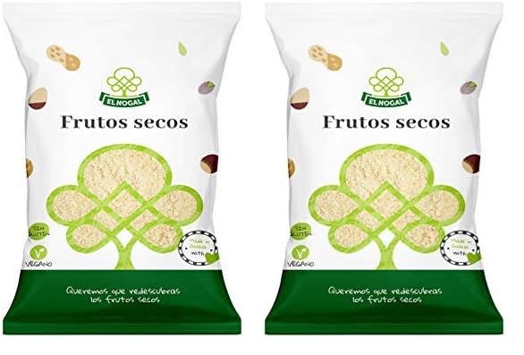 El Nogal Frutos Secos Harina de Almendra Bolsa, 1000 G (Paquete de 2)