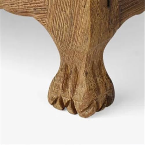 Base de bonsaï en bois style chinois grand format pour statue