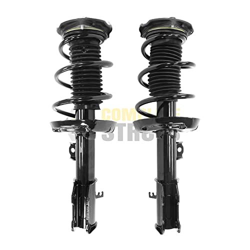 COMPLETESTRUTS - Front Quick Complete Strut Assemblies with Coil Springs Replacement for 2016-2019 Chevrolet Cruze - Set of 2