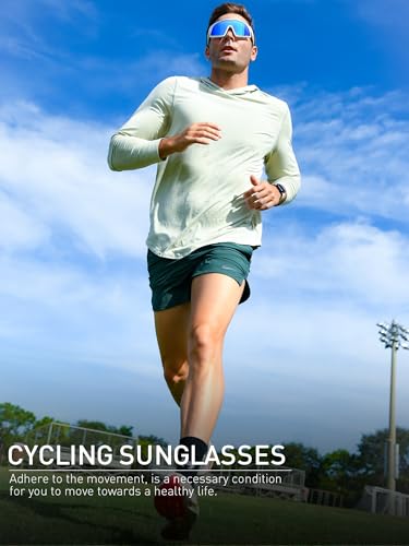 KAPVOE Polarized Cycling Glasses Men Women Sports Sunglasses for Mountain Bike Running Fishing Baseball K383 — view 2