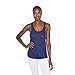 American Apparel Women's Tri-Blend Sleeveless Racerback Tank, tri-Indigo, Large