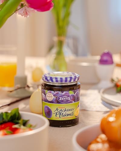 Zentis Aachener Pflümli – 195 g fruchtig-würziger Pflaumenaufstrich mit traditionellen Gewürzen für vielseitige Genussmomente