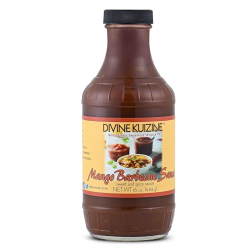 Divine Kuizine Mango Barbecue Sauce| Mango hot sauce| mango chill