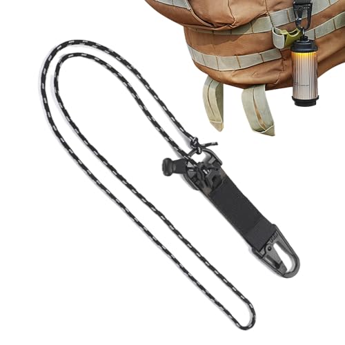 Bexdug Cuerda para Camping - Longitud Ajustable Y Portátil para Acampada | Cuerda Multiusos para Camping De Montaje Rápido, Portátil para Jardín Interior Y Exterior