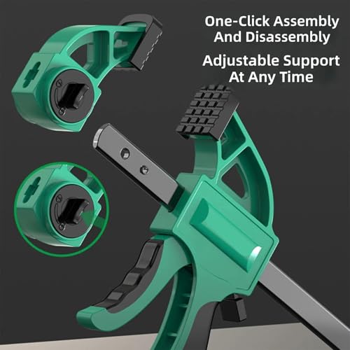 Pince de travail du bois à cliquet rapide 10,2 à 30,5 cm de type fixe - 7