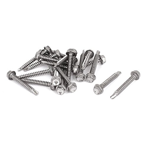 Tornillos autocentrantes hexagonales M4x32mm 20 piezas
