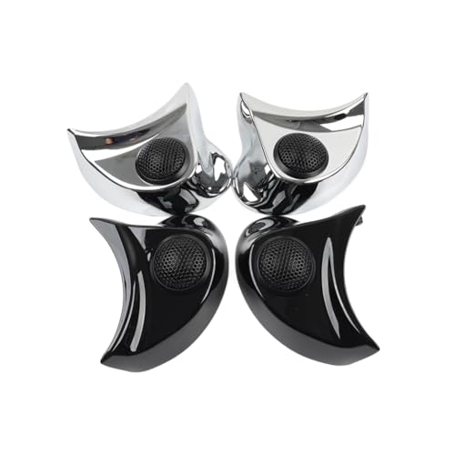 Pods Tweeter Speaker Kit para Harley ABS plástico negro brillo miniatura 2