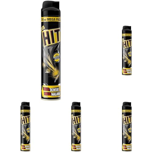 Hit Flying Insect Killer - Mosquito & Fly Killer Spray (700Ml) | Instant Kill | Protection From Dengue & Malaria, Pack Of 5