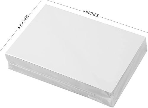 Miniatura 6 de 400 hojas de papel fotográfico de 4 x 6 pulgadas, 4R 6.35 oz/m², papel fotográfico de alta calidad, suave, impermeable, profesional, blanco, apto