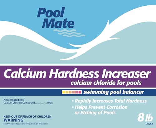 Image of Pool Mate 8-Pounds Premium Calcium Hardness Increaser for Pools, 100% Calcium Chloride